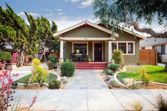 Miner Smith Craftsman Bungalow for Sale, Long Beach