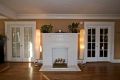 Batchelder Fireplace, and French doors to 2 bedrooms
